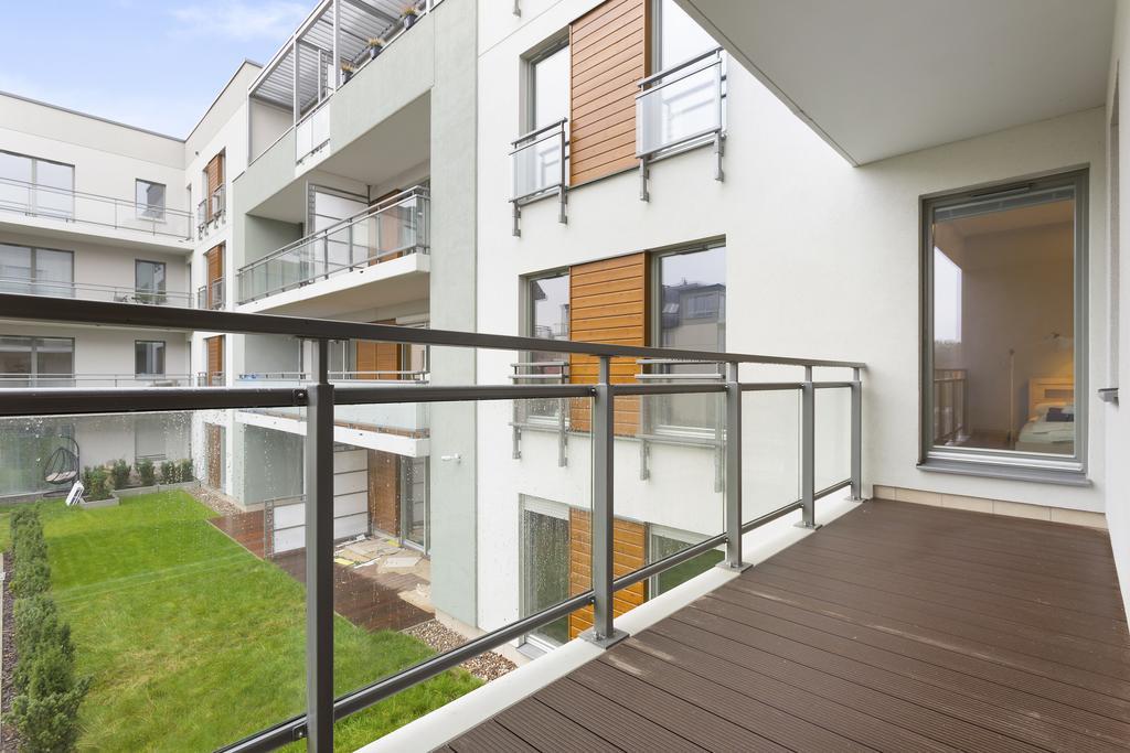 Spokojny I Komfortowy Apartament Wsrod Zieleni Вроцлав Экстерьер фото